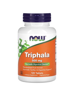 NOW Foods, Triphala, 500 mg, 120 tabletek NOW Foods, Triphala, 500 mg, 120 tabletek