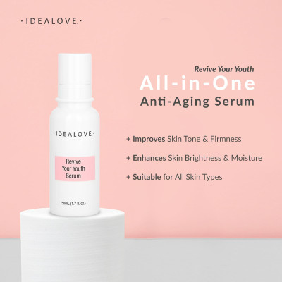 Idealove, ożywiaj serum młodzieżowe, 1,7 fl oz (50 ml)