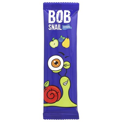 Bob Slail, Streifenfrucht, Apfel-Birne-Blaubeere, 6 Streifen, je 0,49 oz (14 g)
