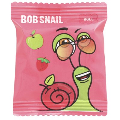 Bob ślimak, bułki owocowe, jabłko-trawerry, 10 torebek, 0,35 uncji (10 g) każdy