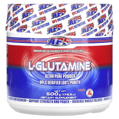 APS, L-Glutamin, ultrareines Pulver, 17,63 oz (500 g)