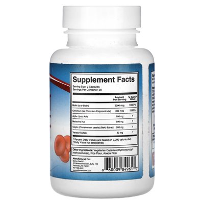 Divine Health, Don Colbert, M.D. Carb Assist, 60 kapsułek