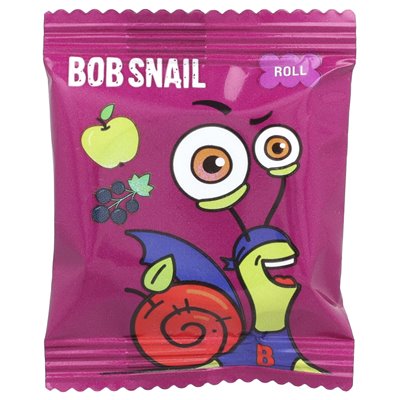 Bob Snail, Fruchtrollen, Apfel-Johannisbeere, 10 Beutel, je 10 g