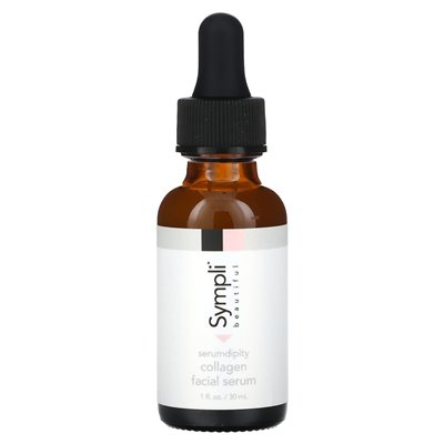Sympli Beautiful, serumdipity, Age Rafining Collagen Serum Facial Serum, 1 Fl Oz (30 ml)