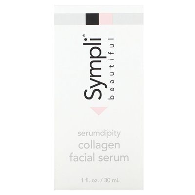 Sympli Beautiful, serumdipity, Age Rafining Collagen Serum Facial Serum, 1 Fl Oz (30 ml)