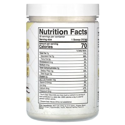 Divine Health, Dr Colbert M.D. MCT Oil Powder, francuska wanilia, 11,11 uncji (315 g) Divine Health, Dr Colbert M.D. MCT Oil Powder, francuska wanilia, 11,11 uncji (315 g)