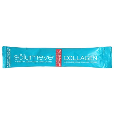 Solumeve, Kollagenpeptide plus Vitamin C und Hyaluronsäure, Granatapfel, 30 Päckchen, je 0,19 oz (5,38 g)