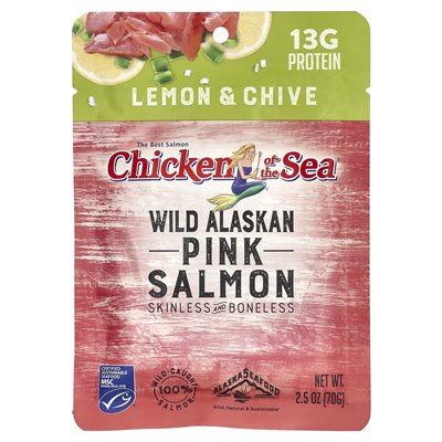 Chicken of the Sea, Wilder Alaska-Rotlachs, Zitrone und Peperoni, 2,5 oz (70 g)