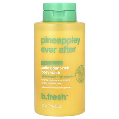 B.Fresh, Ananappley Ever After, Bogate przeciwutleniacze, mycie ciała, tropikalne, 16 Oz (473 ml)