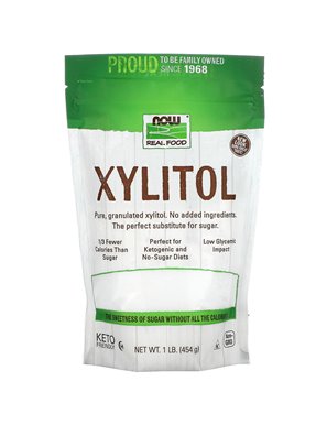 NOW Foods, Real Food, Ksylitol, 1 funt (454 g) NOW Foods, Real Food, Ksylitol, 1 funt (454 g)