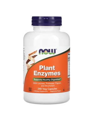 NOW Foods, Pflanzenenzyme, 240 vegetarische Kapseln