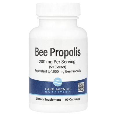 Lake Avenue Nutrition, Bee Propolis, 1000 mg, 90 kapsułek warzywnych Lake Avenue Nutrition, Bee Propolis, 1000 mg, 90 kapsułek warzywnych