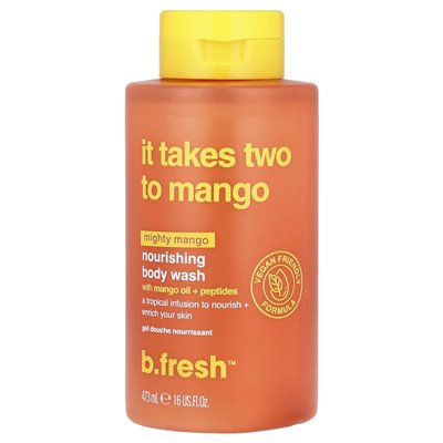 B.Fresh, zajmuje dwa do mango, Mighty Mango, 16 fl oz (473 ml)