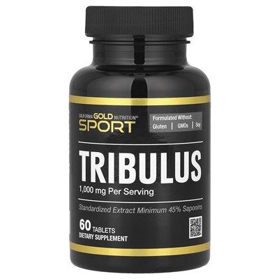 California Gold Nutrition, Sport, Tribulus, 1000 mg, 60 Tabletten