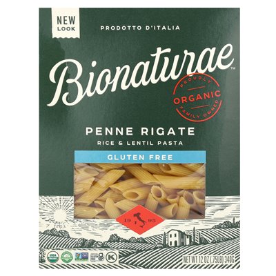 Bionaturae, bezglutenowy makaron ryżowy i soczewicy, penne rigate, 12 uncji (340 g) Bionaturae, bezglutenowy makaron ryżowy i soczewicy, penne rigate, 12 uncji (340 g)