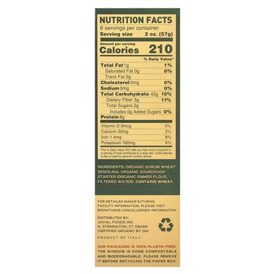 Bionature, Penne Sauerteig, 12 oz (340 g)