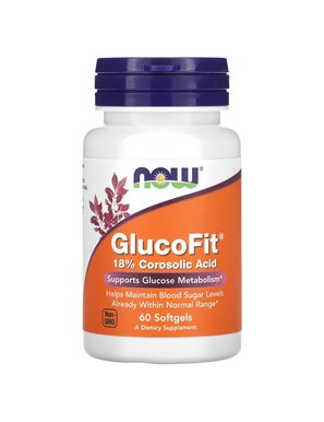 NOW Foods, GlucoFit, 60 Softgeli