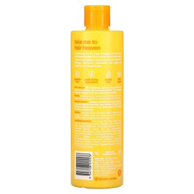 B.Fresh, jak włosa do nieba, ultra odżywcza odżywka, do suchego + uszkodzone włosy, słodkie mango, 12 flory (355 ml)