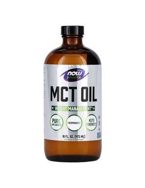 NOW Foods, Sports, MCT Oil, Non-Liquid, 16 fl oz (473 ml)