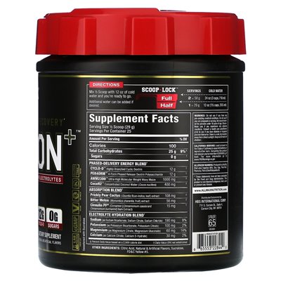 Allmax, Carbion+™ z elektrolitami, mango ananasowego, 25,6 uncji (725 g)