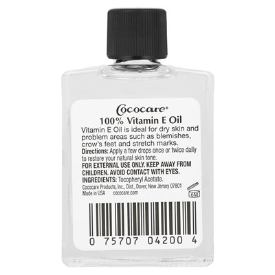 Cococare, 100% Olejek Witaminy E, 28,000 IU, 1 uncja fl (30 ml)