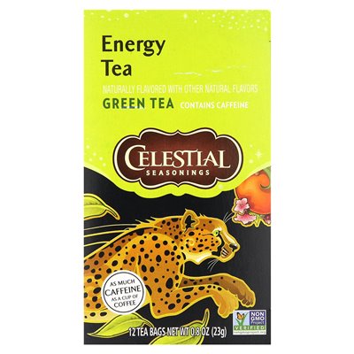 Heavenly Spices, Energie-Tee, Grüner Tee, 12 Teebeutel, 0,8 oz (23 g)