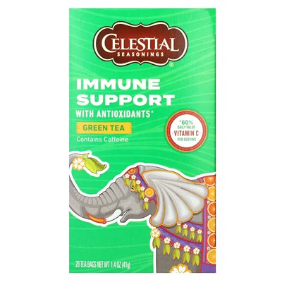 Blue Spices Green Tea Immune Support with Antioxidants 20 Tea Bags 1.4 oz (41 g) Blue Spices Green Tea Immune Support with Antioxidants 20 Tea Bags 1.4 oz (41 g)