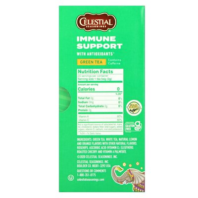 Blue Spices Green Tea Immune Support with Antioxidants 20 Tea Bags 1.4 oz (41 g) Blue Spices Green Tea Immune Support with Antioxidants 20 Tea Bags 1.4 oz (41 g)