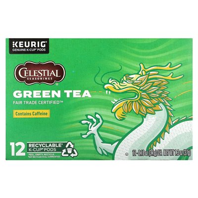 Przyprawy niebieskie, zielona herbata, 12 Kupa, 0,1 uncji (3,1 g)