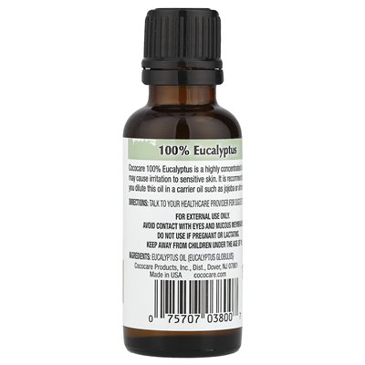 Cococare, 100% olej eukaliptusowy, 1 fl oz (30 ml)