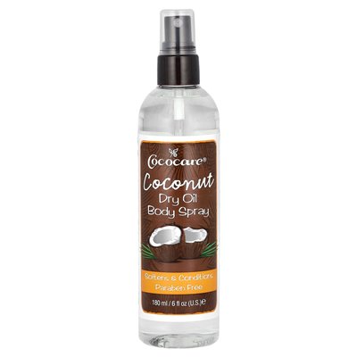 Cococare, Kokosowy Suchy Olejek Do Ciała w Sprayu, 6 fl oz (180 ml) Cococare, Kokosowy Suchy Olejek Do Ciała w Sprayu, 6 fl oz (180 ml)