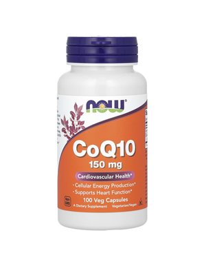 NOW Foods, CoQ10, 150 mg, 100 Vegetarian Capsules NOW Foods, CoQ10, 150 mg, 100 Vegetarian Capsules