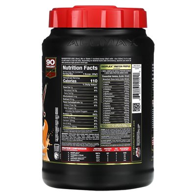 Allmax, ISOFLEX®, czyste białko serwatki, pomarańczowe sny, 2 funty (907 g)
