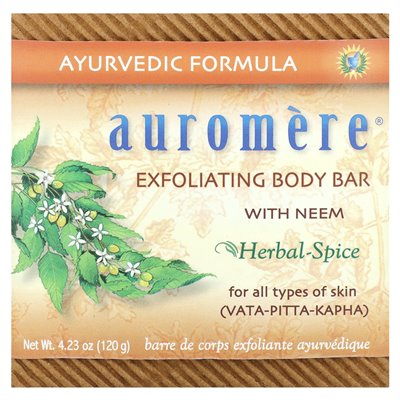 Auromere, złuszczające mydło do korpusu z NEEM, 4,23 uncji (120 g)