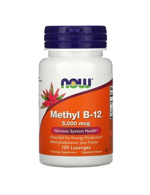 NOW Foods, Methyl B-12, 5000 mcg, 120 Gummibärchen