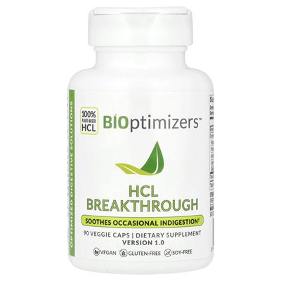 Bioptimizers, HCL Breakthrough, 90 czapek wegetariańskich