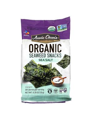 Annie Chun's, Bio-Seetang-Snacks, Meersalz, 0,35 oz (10 g)