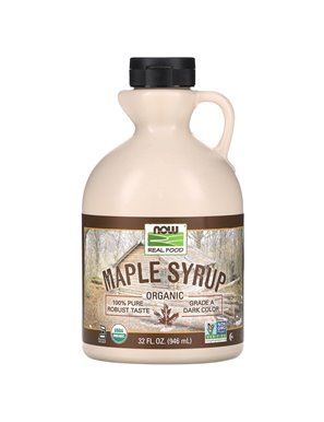 NOW Foods, Real Food, Organic Caprice Syrup, Grade A, Dark Color, 32 oz (946 ml) NOW Foods, Real Food, Organic Caprice Syrup, Grade A, Dark Color, 32 oz (946 ml)