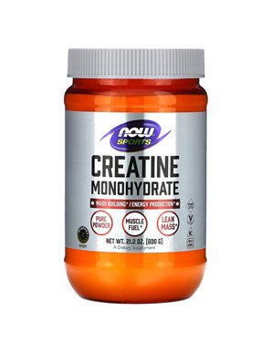 NOW Foods, Sport, Creatine Monohydrate, 21.2 oz (600 g) NOW Foods, Sport, Creatine Monohydrate, 21.2 oz (600 g)