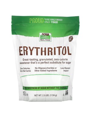 NOW Foods, Real Food, Erytrytol, 2,5 funta (1,134 g) NOW Foods, Real Food, Erytrytol, 2,5 funta (1,134 g)