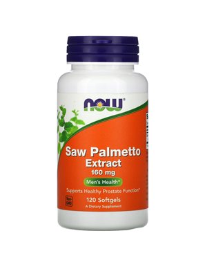 NOW Foods, Sägepalmenextrakt, 160 mg, 120 Weichkapseln NOW Foods, Sägepalmenextrakt, 160 mg, 120 Weichkapseln