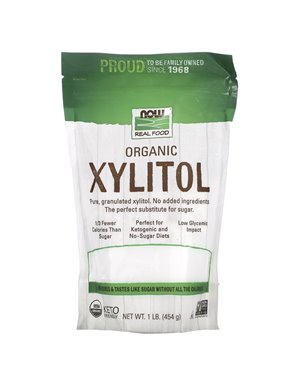NOW Foods, Natural Foods, Organic Xylitol, 1 lb (454 g) NOW Foods, Natural Foods, Organic Xylitol, 1 lb (454 g)