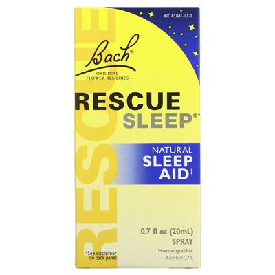 Bach, Oryginalne Remedium Kwiatowe, Ratunek Snu, Naturalny Środek Nasenny, 0.7 uncji (20 ml) Spray Bach, Oryginalne Remedium Kwiatowe, Ratunek Snu, Naturalny Środek Nasenny, 0.7 uncji (20 ml) Spray