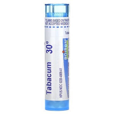 Boiron, Tabacum, 30c, choroba ruchowa, około 80 granulków