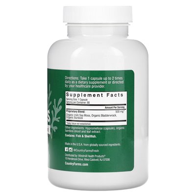 Country Farms, Irish Sea, 90 Capsules
