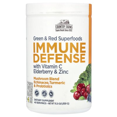 Country Farms, Immune Defense with Vitamin C, Elderberry and Zinc, 11.3 oz (320 g)
