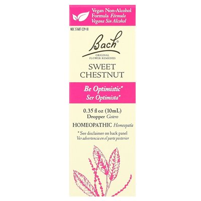 Bach, oryginalne środki na kwiaty, słodki kasztan, 0,35 fl oz (10 ml)