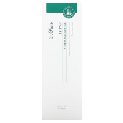 Dr. Oracle, 21 Stay, A-Thera Peeling Sticks, 10 Stück, je 0,088 oz (2,5 g)