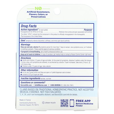 Boiron, Harpagophytum Meltaway Pellets, 3 Tubes, 80 Pellets Each Boiron, Harpagophytum Meltaway Pellets, 3 Tubes, 80 Pellets Each