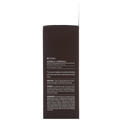Dr Oracle, 21 Stay, Acerola-C Ampoule, 1,01 Fl Oz (30 ml)